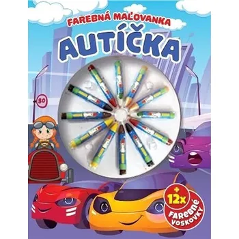 omalovánky Farebná maľovanka Autíčka Kniha