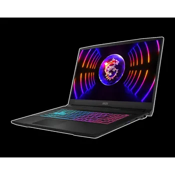 Notebook MSI Katana 17 B13VGK-856XPL Laptop 43,9 cm (17.3") Full HD Intel® Core™ i7 i7-13620H 16 GB DDR5-SDRAM 1 TB SSD NVIDIA GeForce RTX 4070 Wi-Fi 6 (802.11ax) NoOS Černá