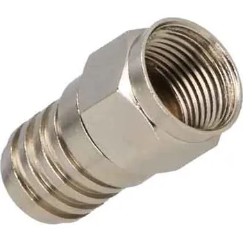 Anténní redukce Konektor F vidlice 6mm RG59 krimp