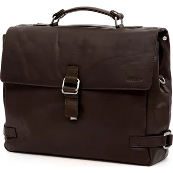 Pánská aktovka Montreal luxusní kožená hnědá aktovka - Lucleon