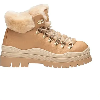 Dámská zimní obuv Kožené sněhule Bogner AROSA béžová barva, 22444703 80X, EUR 41