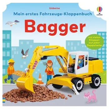 První čtění Mein erstes Fahrzeuge-Klappenbuch: Bagger