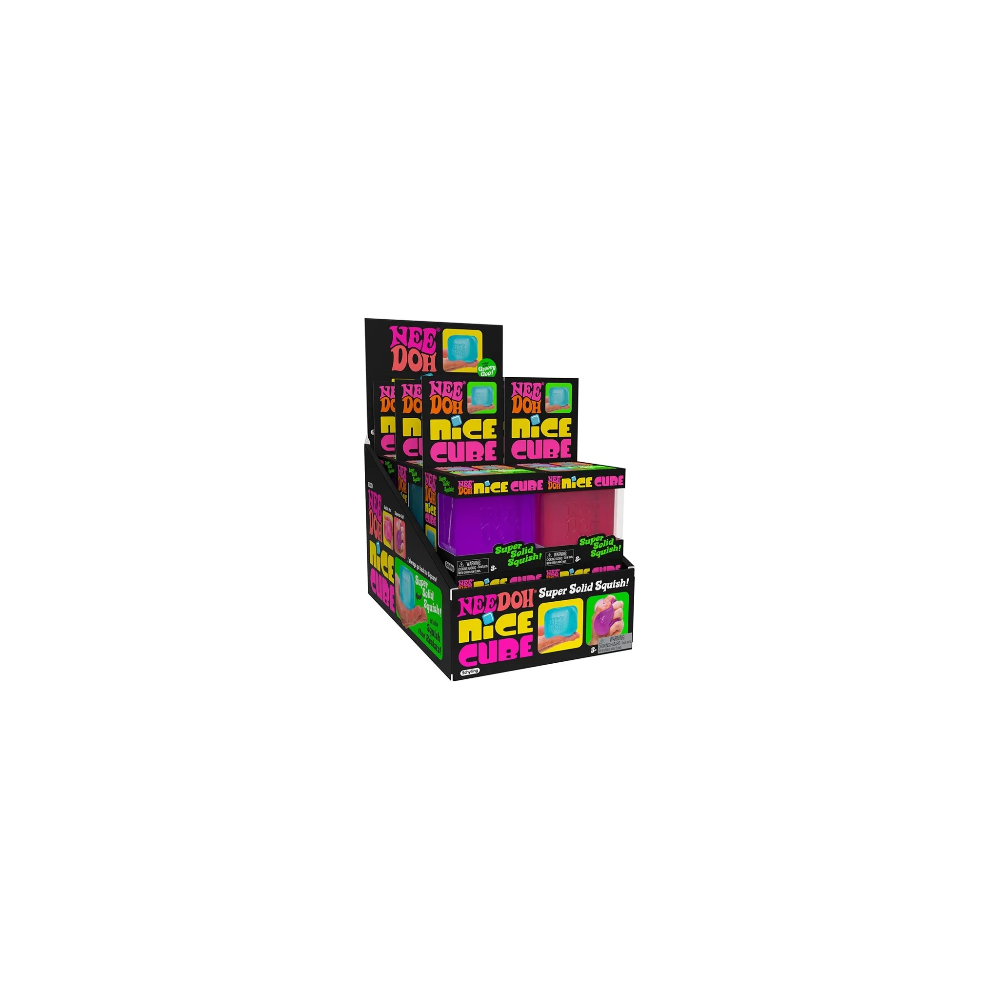 Fotografie 3 - Gadget Schylling NeeDoh Nice Cube 6,35 cm mix barev