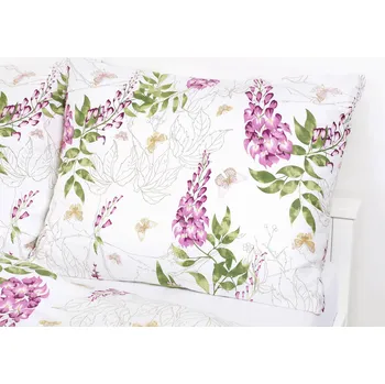Povlečení Dreamy Linens Povlečení bavlněné, Wistárie Dreamy Linens