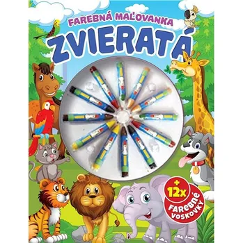 omalovánky Zvieratá Farebná omaľovanka Kniha