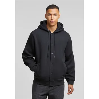 Pánské kraťasy Fluffy Fleece Hoodjacket - black XL