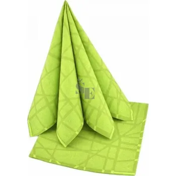 Papírový ubrousek Textilní ubrousek MAZE KIWI 40x40 237134 5ks