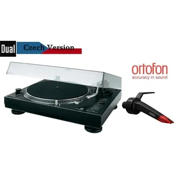Gramofon Dual DTJ 301 Direct Drive USB + Ortofon Concorde Music Red (Stereo gramofon vybavený přímým náhonem a vysokým točivým momentem)