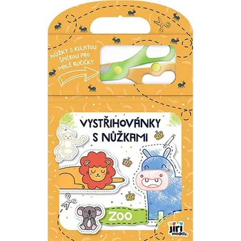 omalovánky Vystřihovánky s nůžkami Zoo Kniha