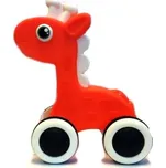 Tulimi Edukační hračka tahací Maxi Žirafka 15,3 x 18,3 cm oranžová