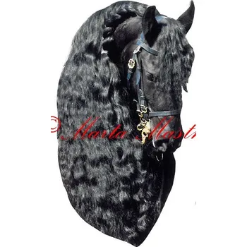 Samolepka fríský kůň, koně - archiv 428