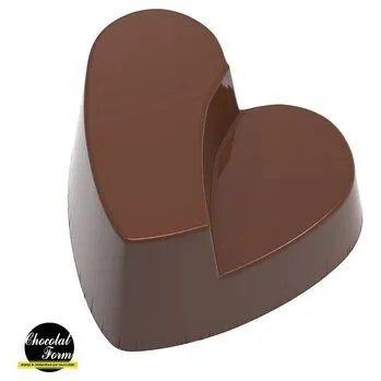 Forma na pečení Forma na pralinky zámkové srdce 29x29x18mm - CHOCOLATE WORLD