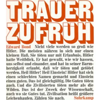 Umění Trauer zu früh - Bond, Edward