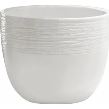 Hrnec Keramický hrnec, bílý, O23 cm