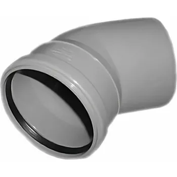 Kanalizační potrubí Vnitřní drenážní koleno Wavin, O 110 mm, 15°