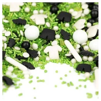 Jedlá dekorace na dort Cukrové zdobení 90g fotbal - Super Streusel