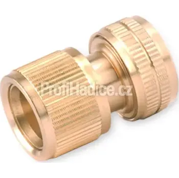 Hadicová spojka MasiPro Rychlospojka MOSAZ 3/4" Stop