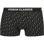 Organic X-Mas Boxer Shorts 3-Pack - nicolaus aop+treegreen+popred L