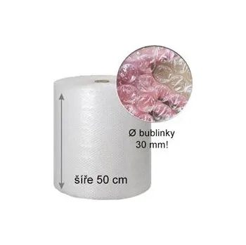 Obalový materiál Bublinková fólie šíře 50 cm, návin 50 m