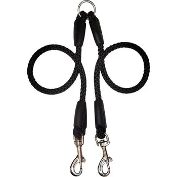 Vodítko pro psa Palkar Vodítko rozdvojka pro psy 50 cm × 14 mm černé