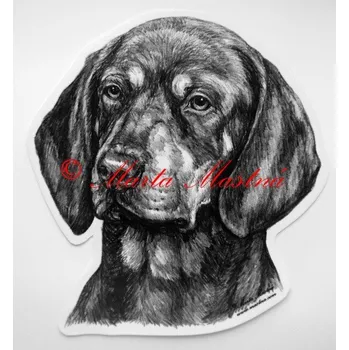 Samolepka slovenský kopov c355 - Malá - přibližně jako pohlednice