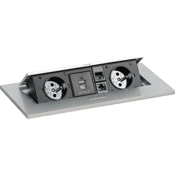 Zásuvkový box TYP II 918002 stříbrná