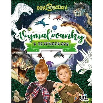omalovánky Vymaľovanky s tetovačkami Dinosaury Kniha