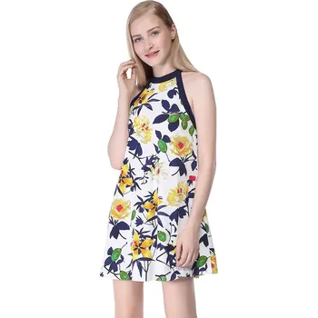 Dámské šaty Ever Pretty letní květinové šaty 5643 Velikost: XXL / 44 / 12 / 16
