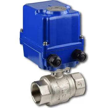Ventil S1021 Kulový kohout závitový s elektropohonem EQM Napájecí napětí: 230V AC, Závit - dimenze: 3/4"