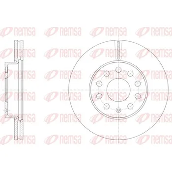 Brzdový kotouč Brzdový kotouč REMSA 61586.10