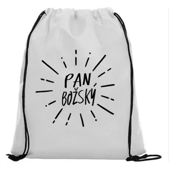 Sportovní vak Vak na záda - Pan božský Černá