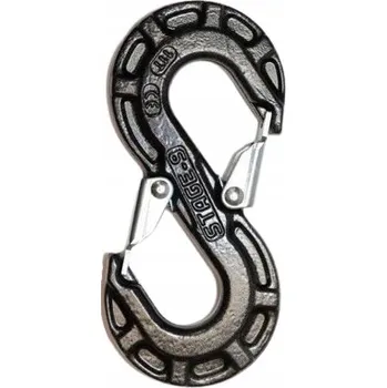 Upínací popruh Hák typu S pro lana a popruhy 8T třmen úchyt závěs