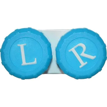 Pouzdro na kontaktní čočky Kaida klasické pouzdro barevné - modré