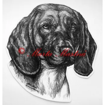 Samolepka bavorský barvář c381 - Malá - přibližně jako pohlednice