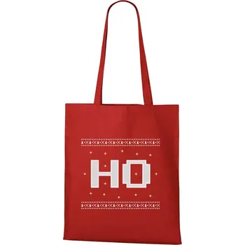 DOBRÝ TRIKO Bavlněná taška s vánočním motivem HO Barva: Červená