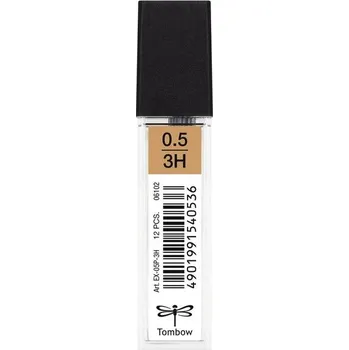 Náplň do psacích potřeb TOMBOW náhradní tuhy do mikrotužky MONO Graph 0,5mm 3H, 12ks