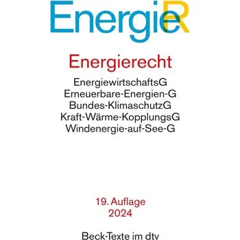 Energierecht [DE] (2024, Brožovaná, dtv Verlagsgesellschaft)