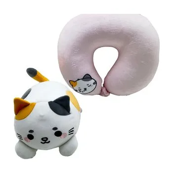 plyšák Cestovní polštář a hračka Swapseazzz -plyšový-Adoramals-zvířátka- kočka