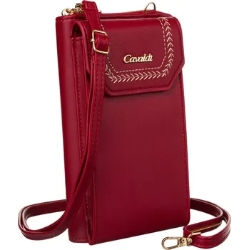 Kabelka Peněženka kabelka 2v1 s dlouhým odnímatelným popruhem Barva: Červená