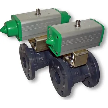 Ventil 507 Kulový kohout přírubový s pneupohonem jednočinným Dimenze (DN): DN 80
