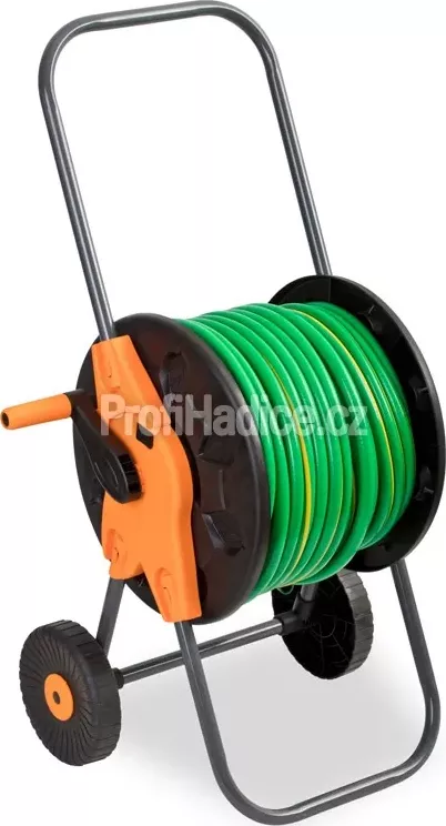 TUBI Vozík na hadici - sada 50 m 1/2" s plastovými koncovkami