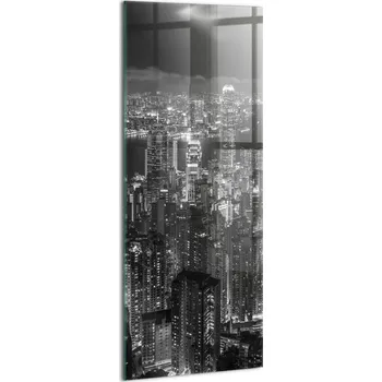 Obraz Skleněný obraz na zeď Stylový Dárek do jídelny Noční pohled na město