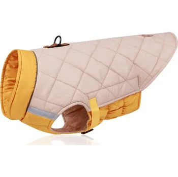 Obleček pro psa Chicago - zateplená vesta pro psy Béžová 35 cm