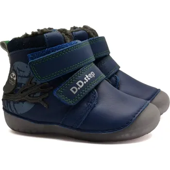Chlapecké polobotky Zimní boty DDstep W015-42249 modrá Velikost: 22