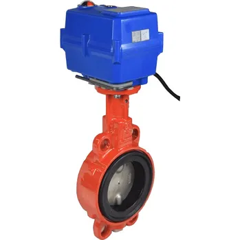 Ventil 624B Klapka mezipřírubová s elektropohonem TCR s havarijní funkcí Napájecí napětí: 24V AC/DC, Dimenze (DN): DN 65