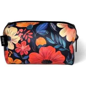 Kosmetická taška etue květy malá