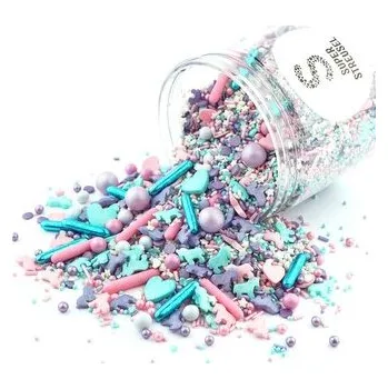 Přisada na vaření a pečení Cukrové zdobení 90g Unicorn párty - Super Streusel