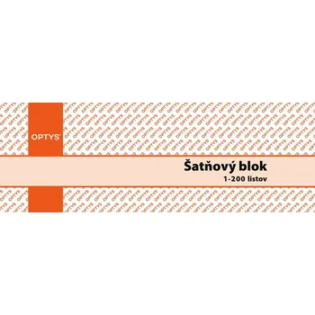 Tiskopis Šatňový blok, 200 listov, Slovensko