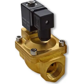 Ventil SVC71 Elektromagnetický ventil bez napětí uzavřen, nepřímo ovládaný Napájecí napětí: 12V AC, Závit - dimenze: 1/2"