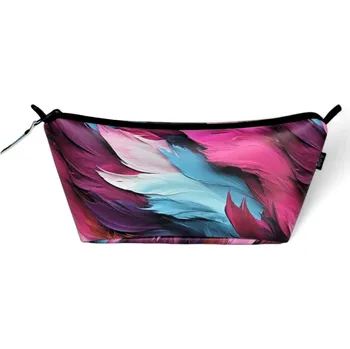 Kosmetická taška etue peří velká